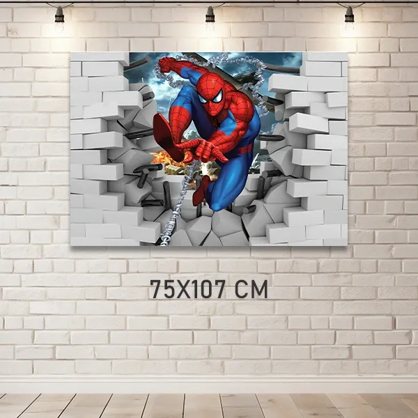 Spiderman Doğum Günü Afişi (75x107 cm)