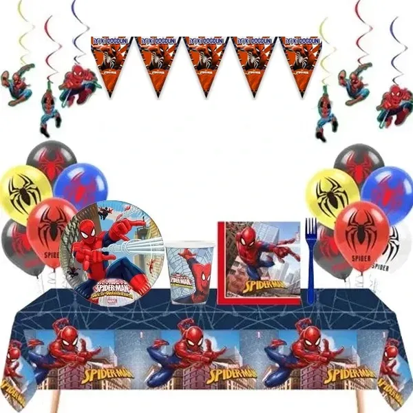 Spiderman Ekonomik Parti Seti (16 Kişilik)
