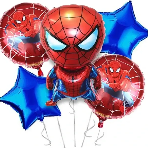 Spiderman Folyo Balon Seti 5li