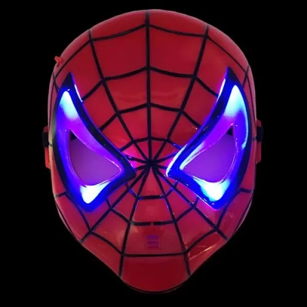 Spiderman ışıklı Plastik Maske