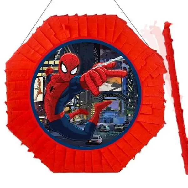 Spiderman Pinyata 42 cm + Sopası
