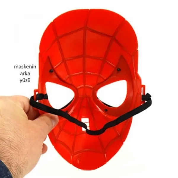 Spiderman Plastik Maske