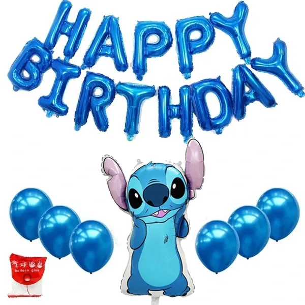 Stitch Balon Dekorasyon Seti