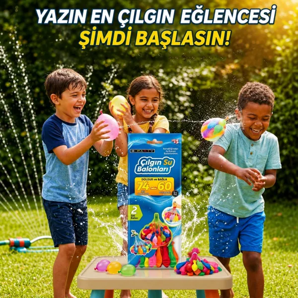 Hazır Su Balonu Seti - Hızlı Dolum (74 Adet)