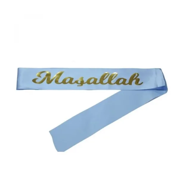 Sünnet Partisi Maşallah Yazılı Kuşak Gold