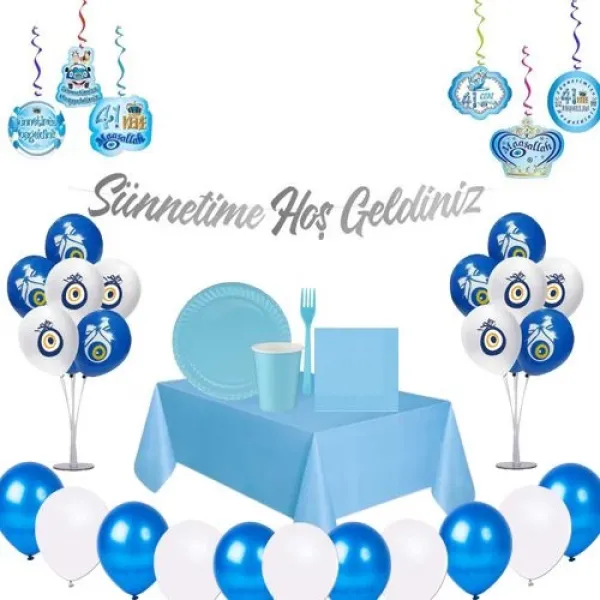 Sünnet Süsleri Masa Süsleme Seti 13 Parça