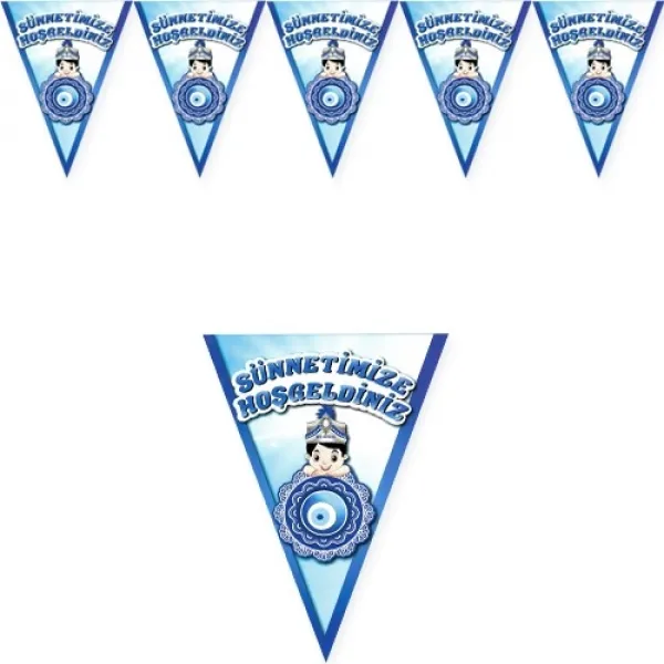 Sünnetimize Hoşgeldiniz Bayrak (2 m.)