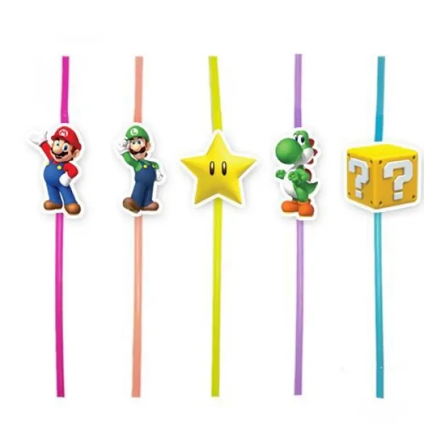 Süper Mario Artistik Pipet 10 Adet