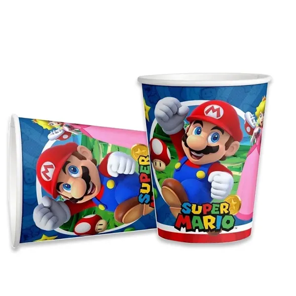 Süper Mario Bardak 8 adet