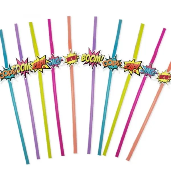 SuperHero Girl Artistik Pipet (10 Adet)