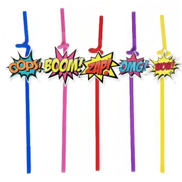 SuperHero Girl Artistik Pipet (10 Adet)