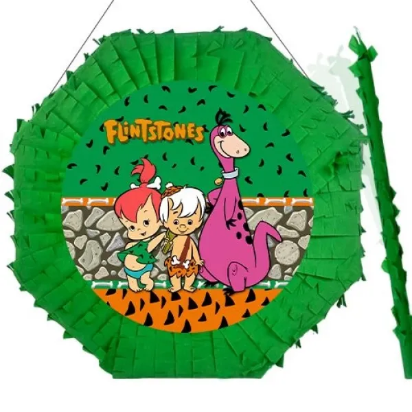 Taş Devri Çakıltaş/Bambam Pinyata 42 cm + Sopası