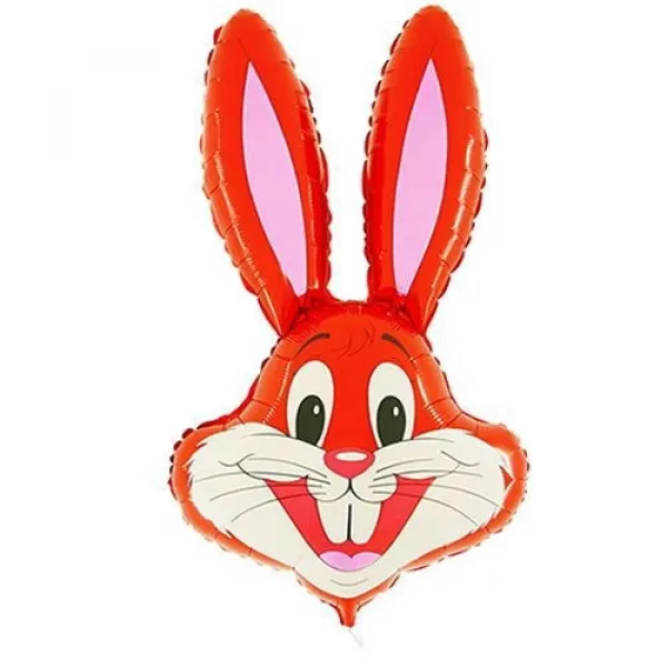 Tavşan Folyo Balon Kırmızı (90 cm)