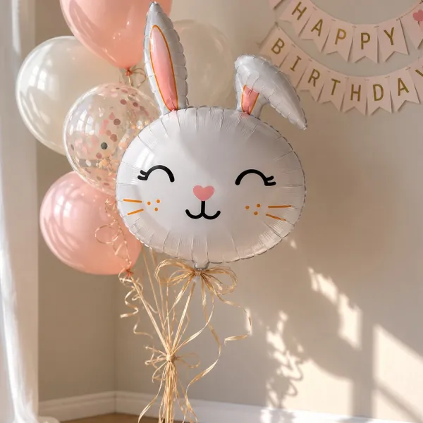 Tavşan Kafa Folyo Balon (72x52 cm)