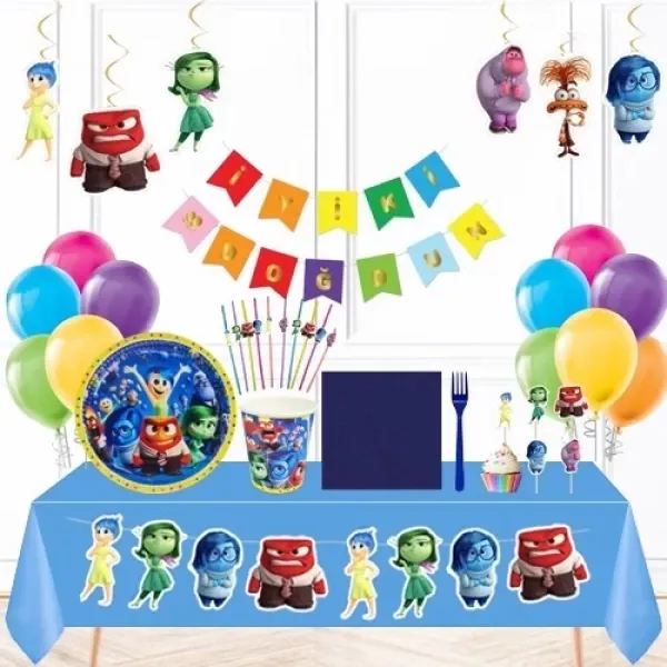 Ters Yüz (İnside Out) 8 Kişilik Parti Seti