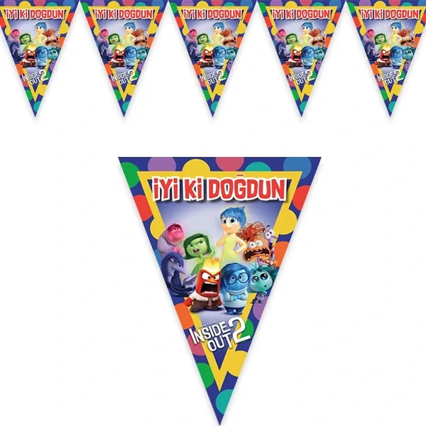 Ters Yüz (İnside Out) Flama Bayrak (1.5 Metre)