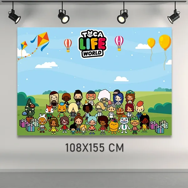 Toca Boca Doğum Günü Afişi (108x155 cm)