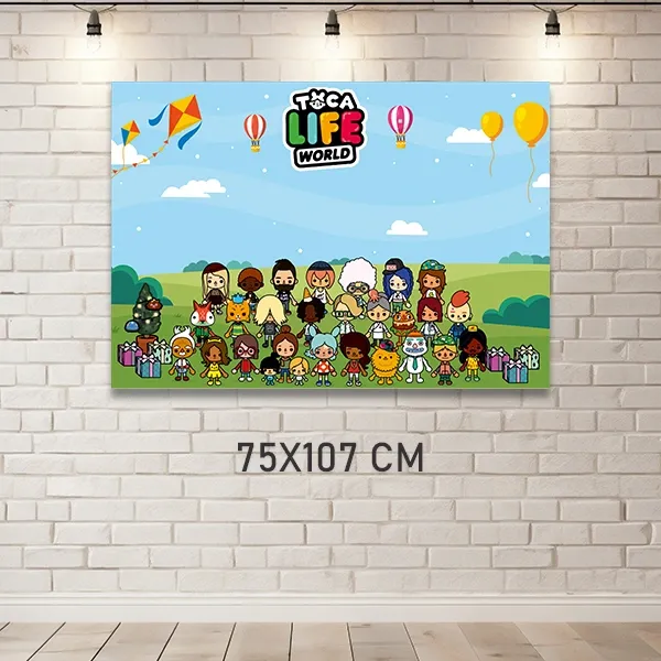 Toca Boca Doğum Günü Afişi (75x107 cm)