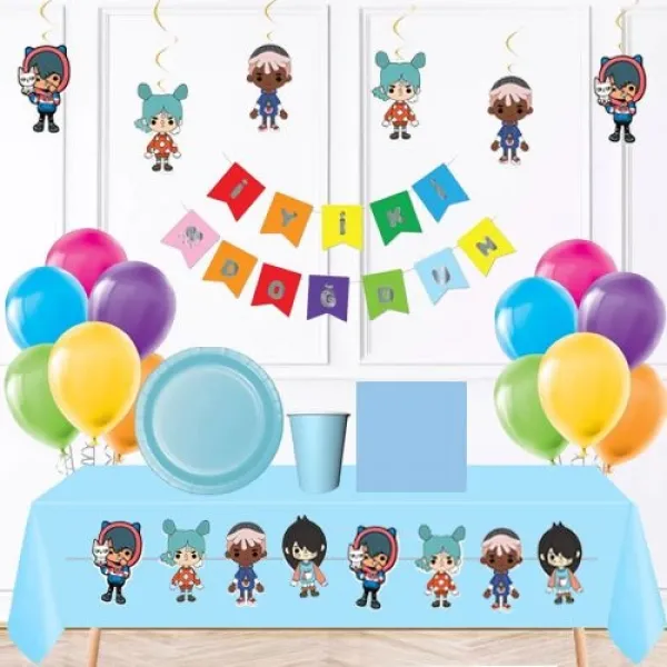 Toca Boca Doğum Günü Parti Seti 8 Kişilik