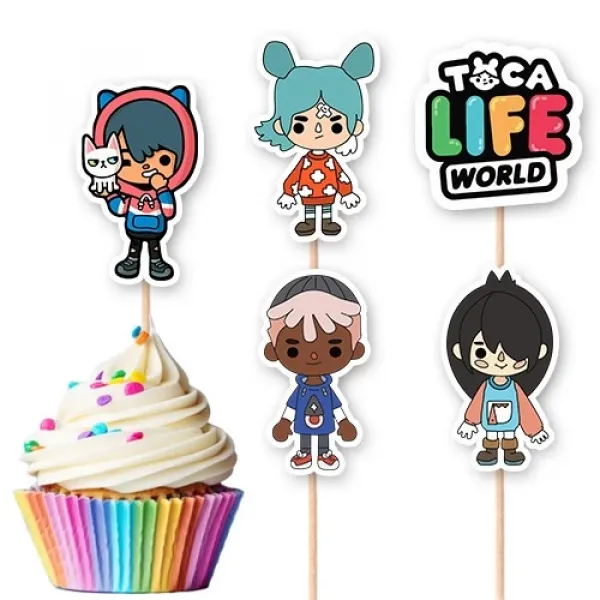 Toca Boca Şekilli Kürdan 10 Adet