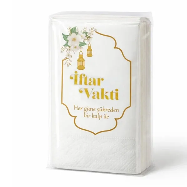 !TOPTAN! İftar Vakti Peçete Lüks (20 adet)