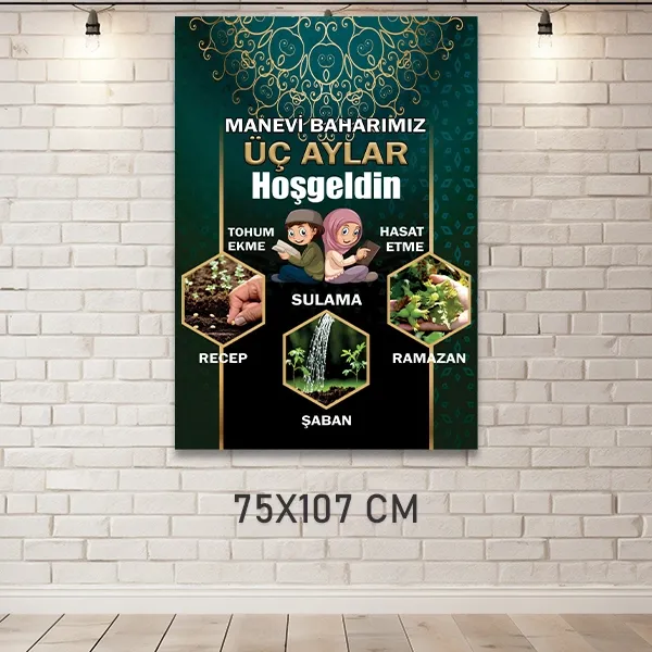 !TOPTAN! Üç Aylar Afişi (75x107 cm)