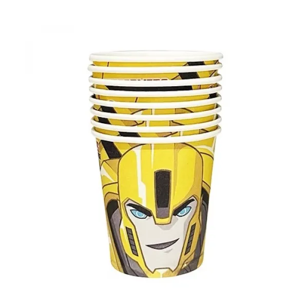 Transformers Karton Bardak 8 Adet