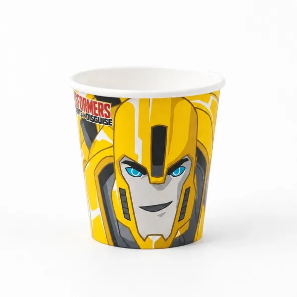 Transformers Karton Bardak 8 Adet