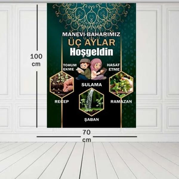 Üç Aylar Afişi 70*100 cm