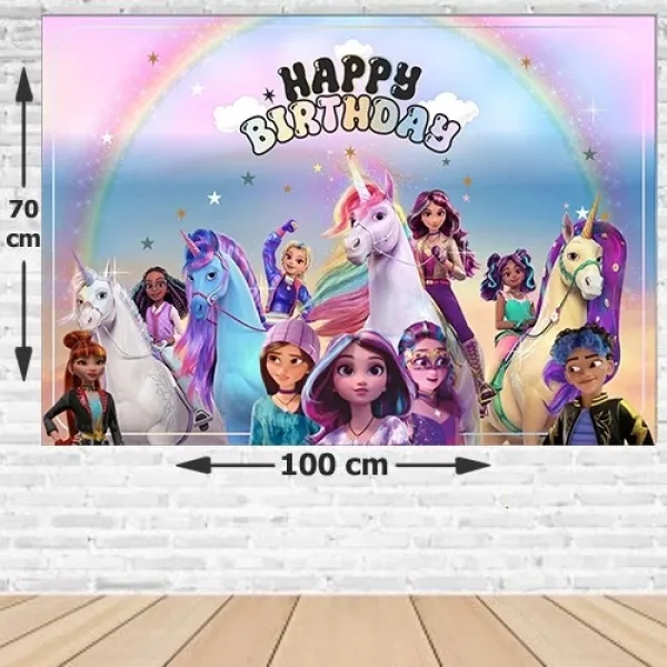 Unicorn Akademi Doğum Günü Afişi 70*100 cm