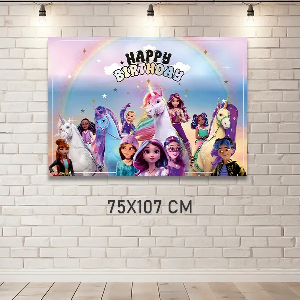 Unicorn Akademi Doğum Günü Afişi (75x107 cm)