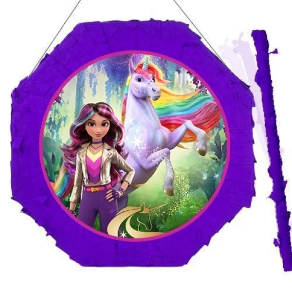 Unicorn Akademi Pinyata 42 cm + Sopası