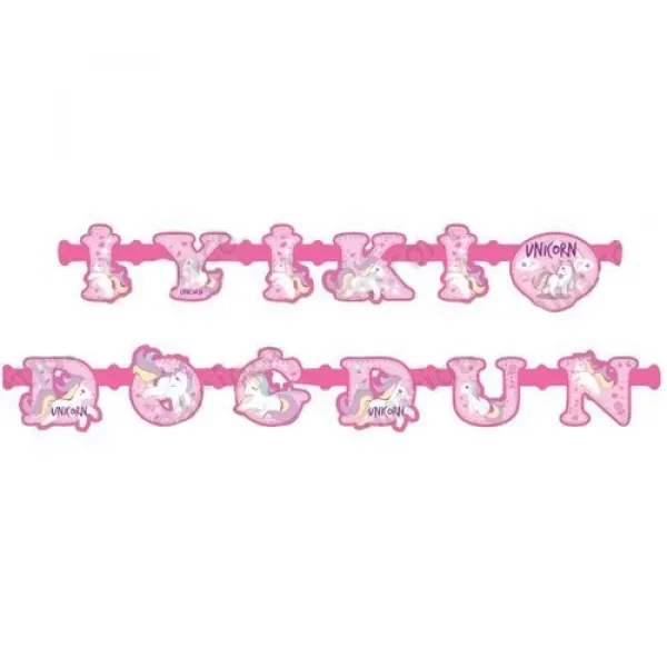 Unicorn İyi ki Doğdun Yazısı (2.3 m.)