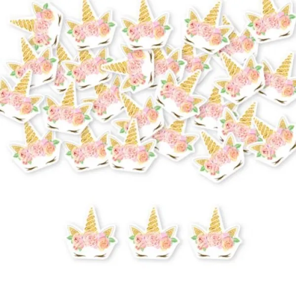 Unicorn Masa Konfetisi 30 Adet
