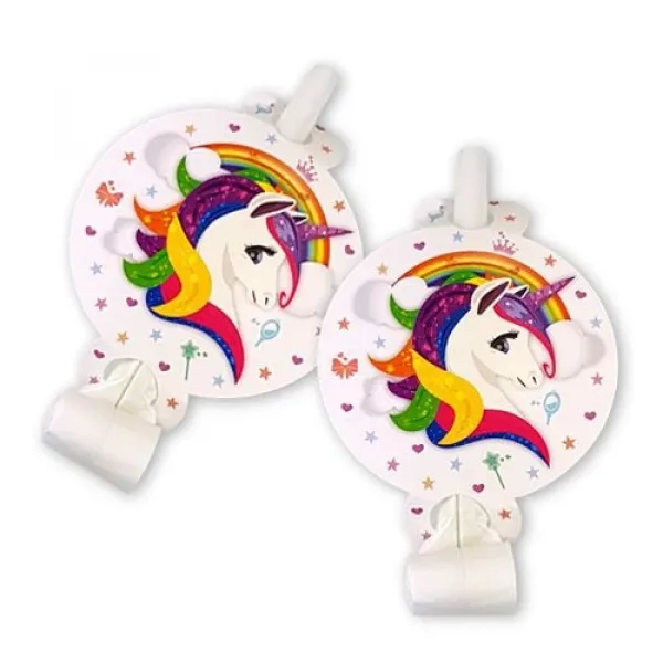 Unicorn Parti Düdüğü (6 Adet)