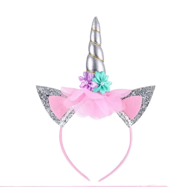 Unicorn Pullu Gümüş Taç