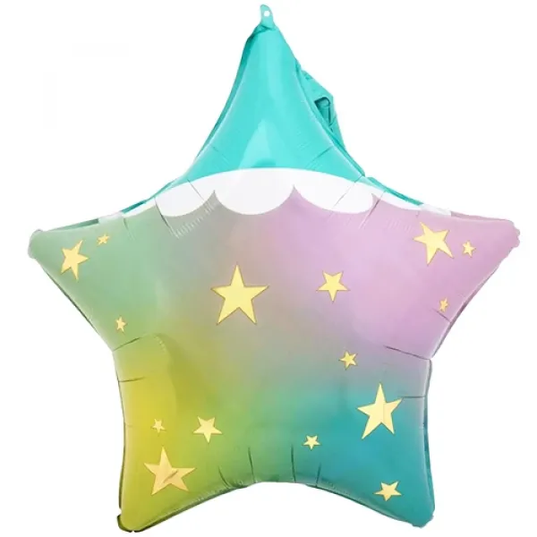 Uykucu Küçük Yıldız Folyo Balon (50 cm)
