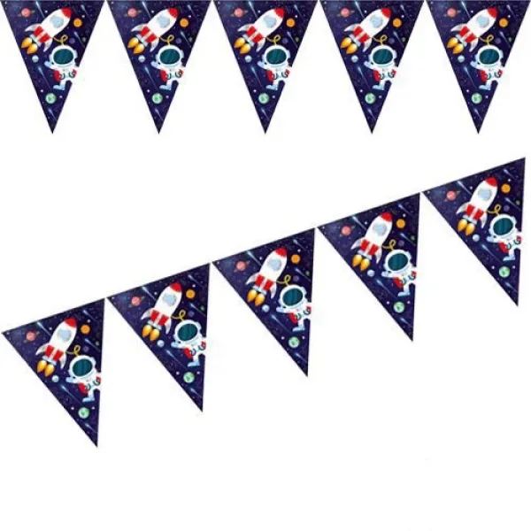 Uzay Temalı Bayrak Set 3.20 cm