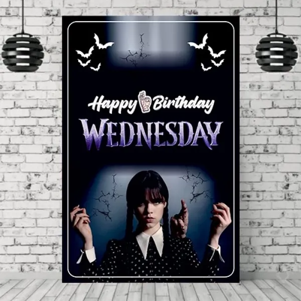 Wednesday 2 Büyük Doğum Günü Afişi 100*150 cm