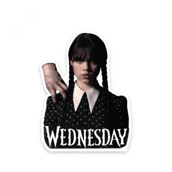 Wednesday Addams Ayaklı Pano 32x24 cm