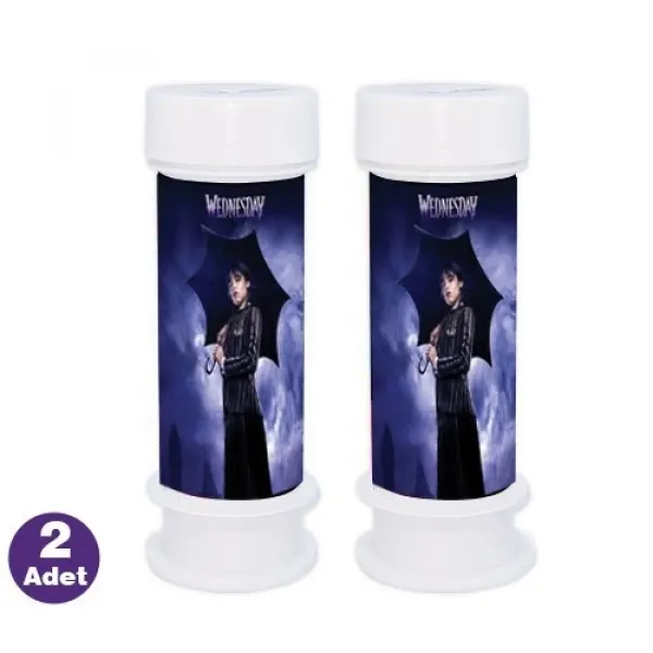 Wednesday Addams Köpük Baloncuk 2 adet