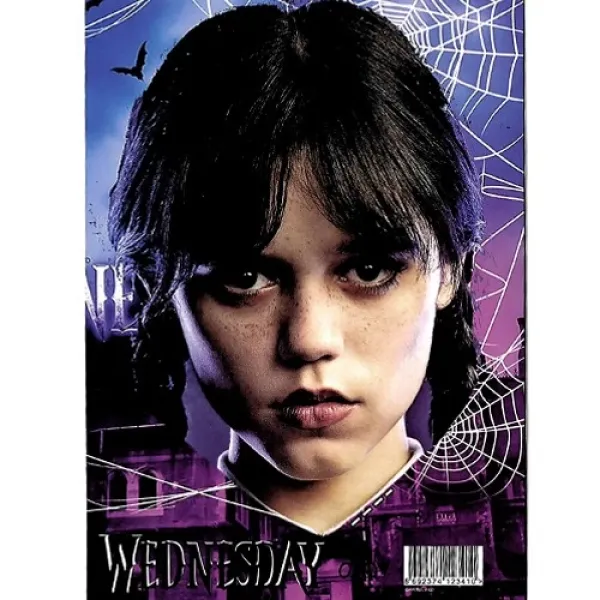 16 Sayfa Wednesday Boyama Kitabı Stickerlı 1 Adet