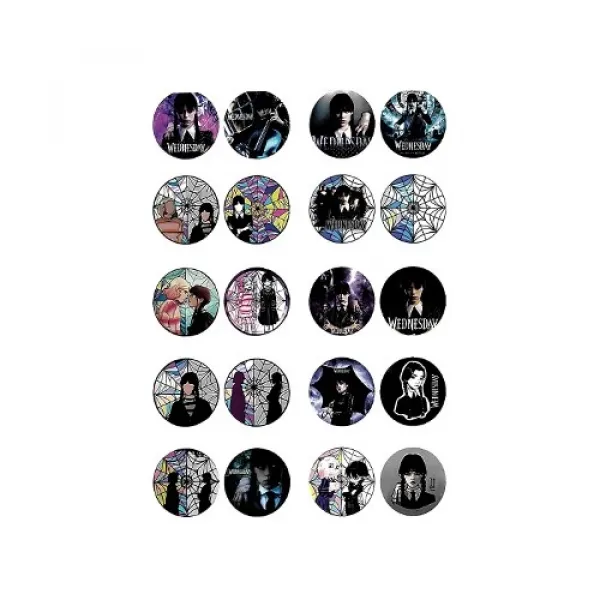 16 Sayfa Wednesday Boyama Kitabı Stickerlı 1 Adet