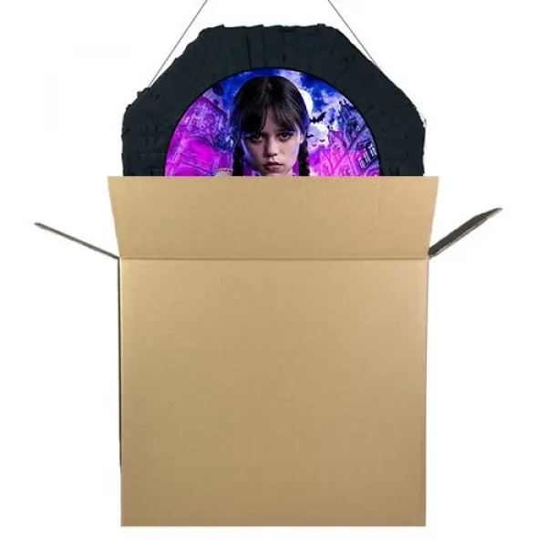 Wednesday Pinyata Siyah 42 cm + Sopası