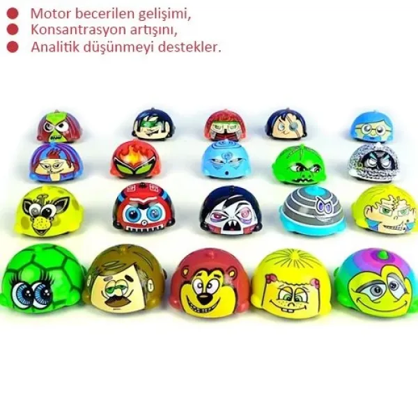 Whirly Car Sürpriz Paketli Dönen Oyuncak 1 adet