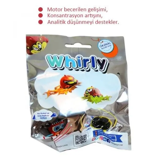 Whirly Car Sürpriz Paketli Dönen Oyuncak 1 adet