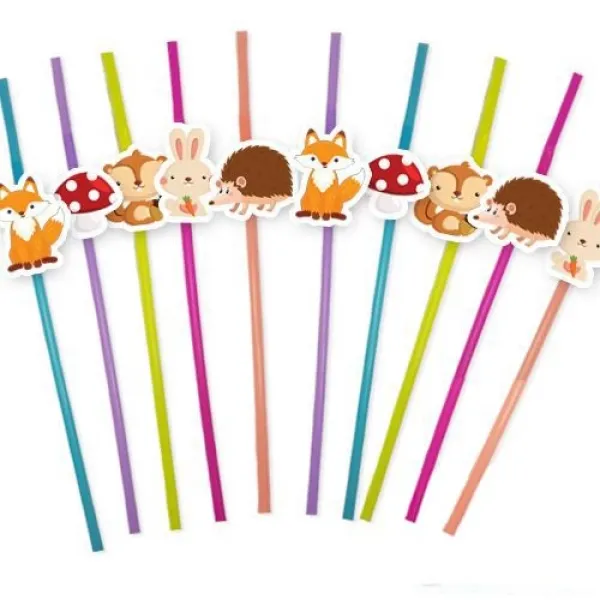 Woodland Temalı Artistik Pipet 10 Adet