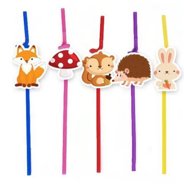 Woodland Temalı Artistik Pipet 10 Adet