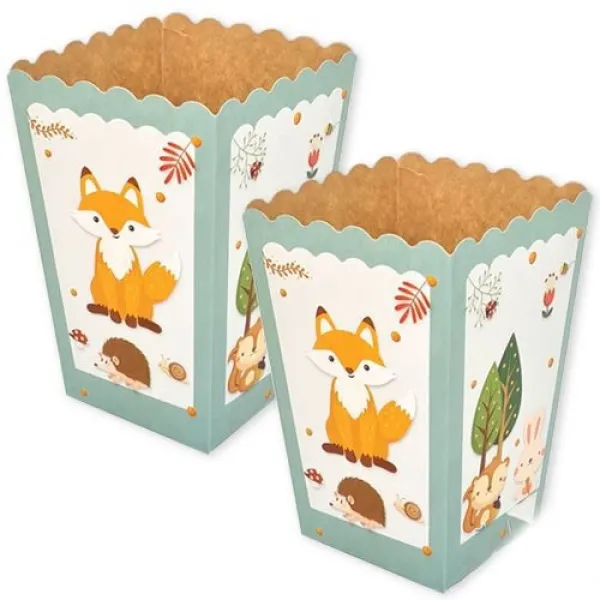 Woodland Temalı Mısır Kutusu 8 Adet