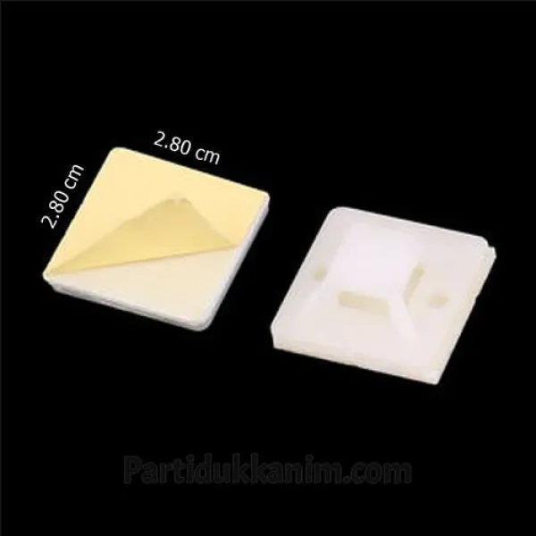 Yapışkanlı Kroşe 28*28mm. (10 adet)